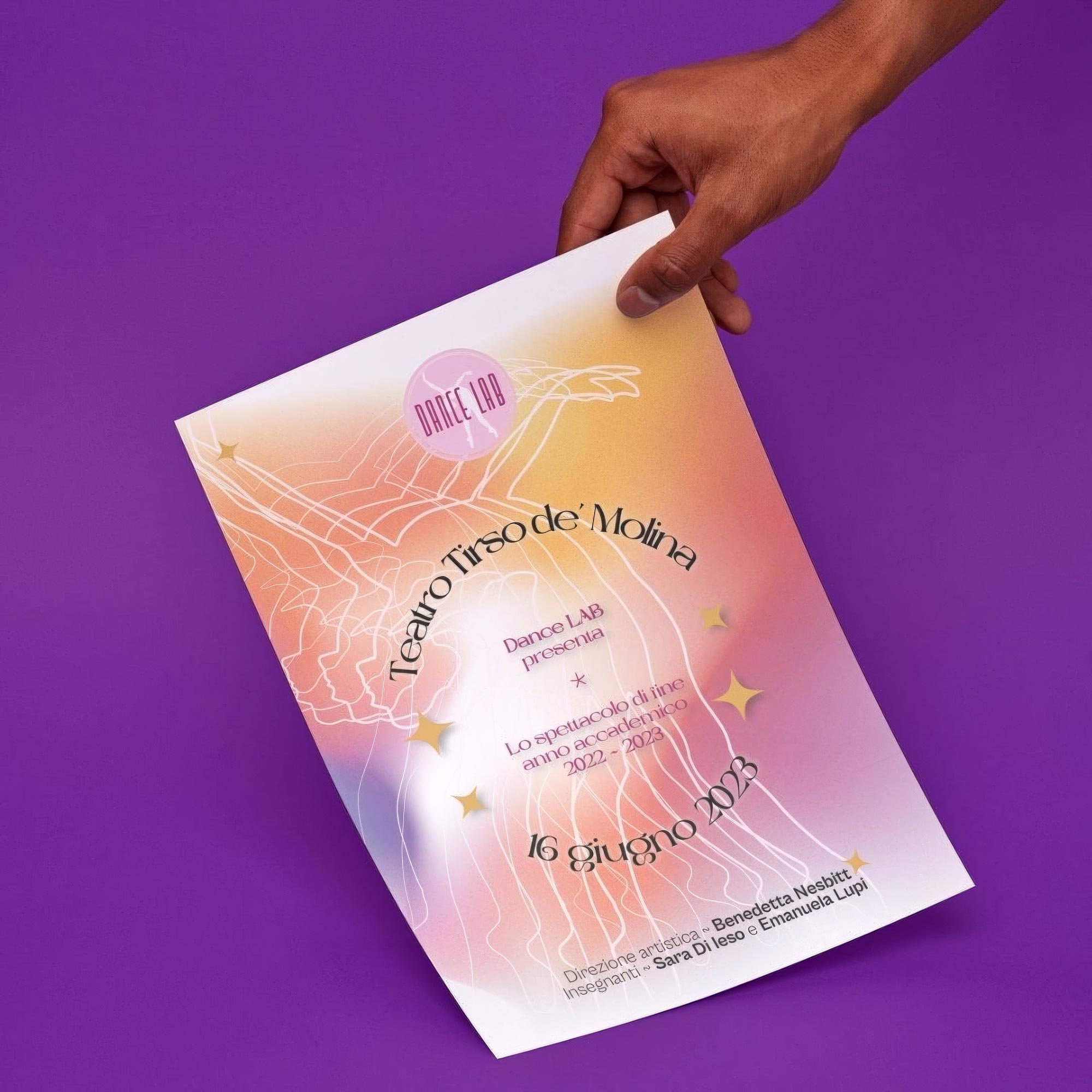 dancelab visual motion event dance recital endyear music print flyer ahmed maria rome3