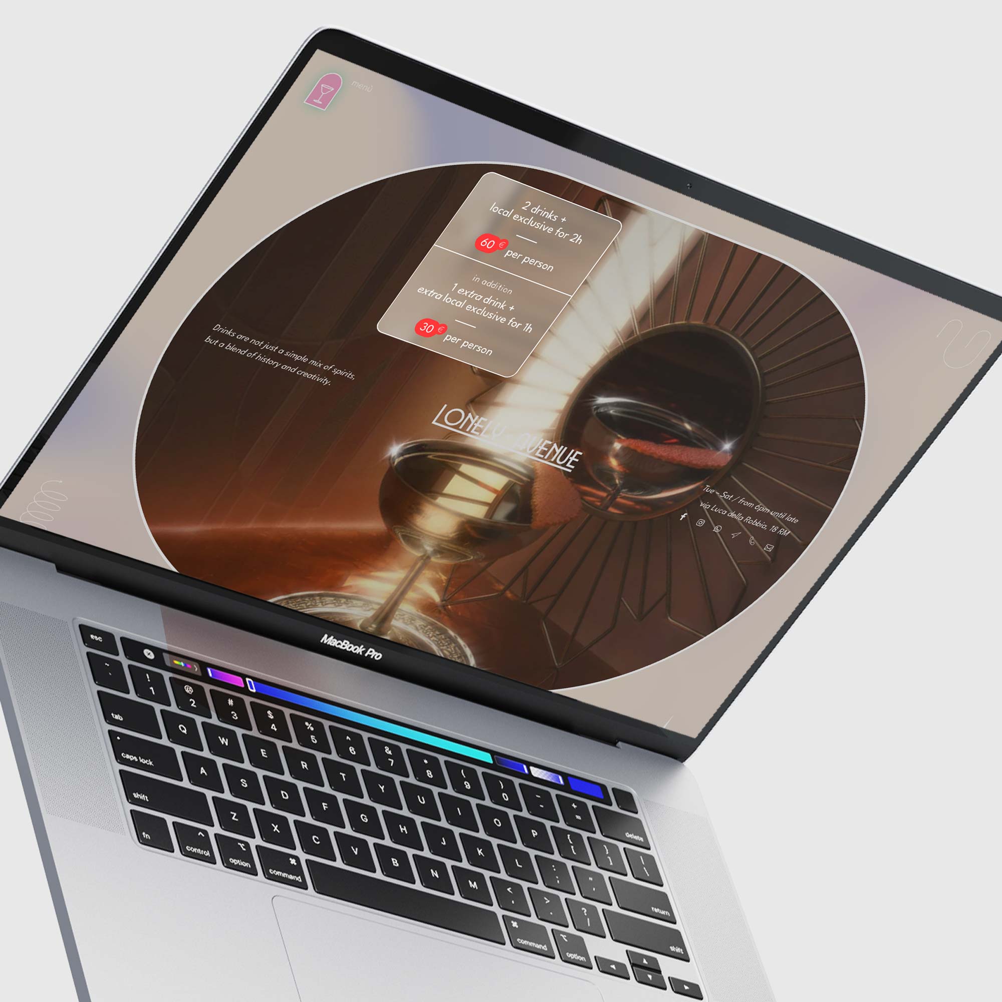 lonelyavenue branding digital website desktop ahmed maria rome2