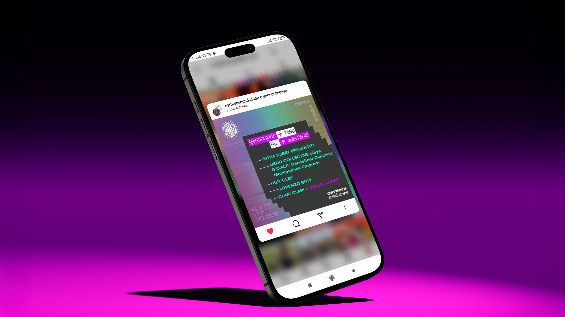 cartierasoundscape branding visual digital motion post instagram ahmed maria rome1