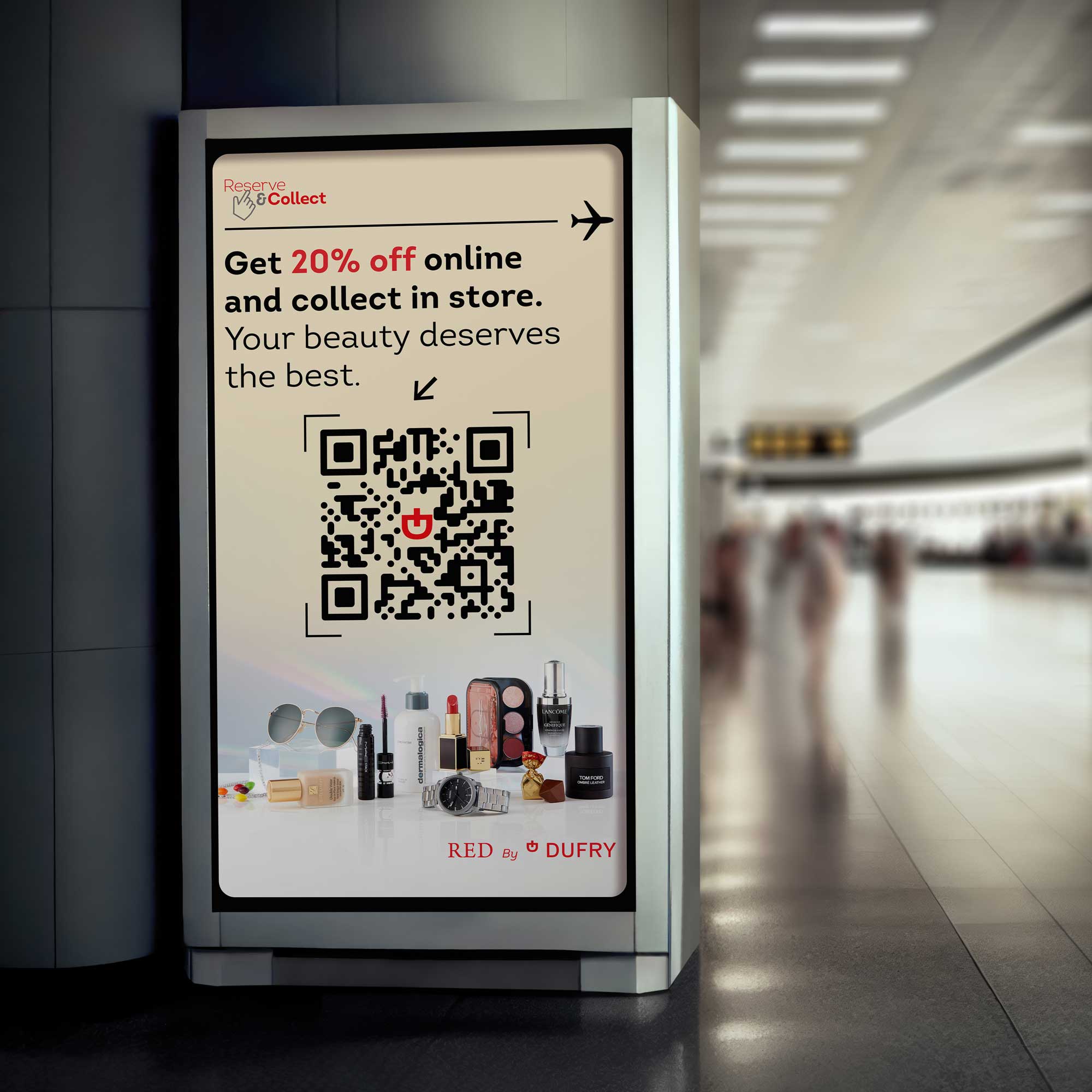 e23 visual motion ads visual marketing billboard display airport ahmed maria rome