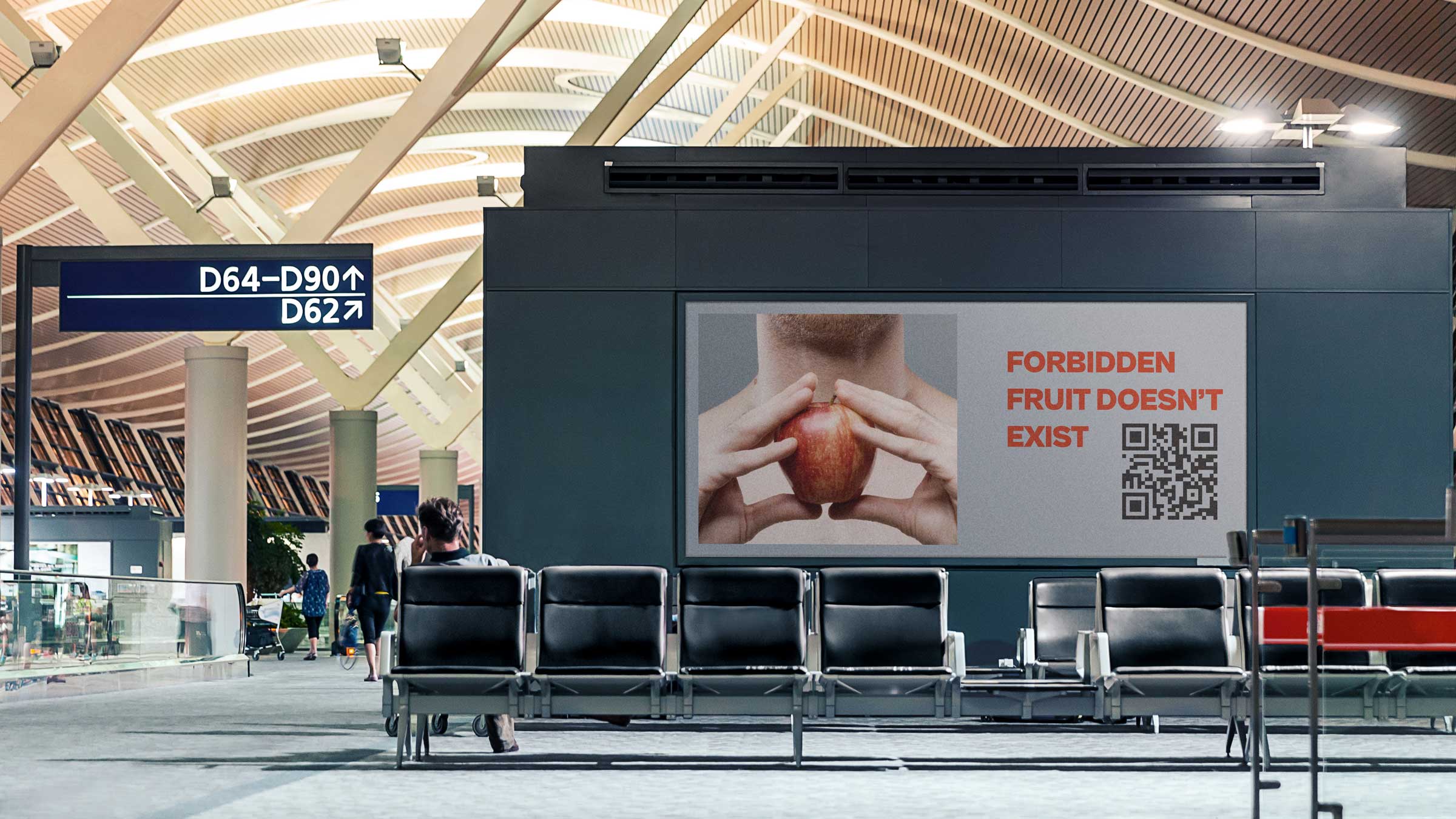e23 visual motion ads visual marketing billboard display airport ahmed maria rome1