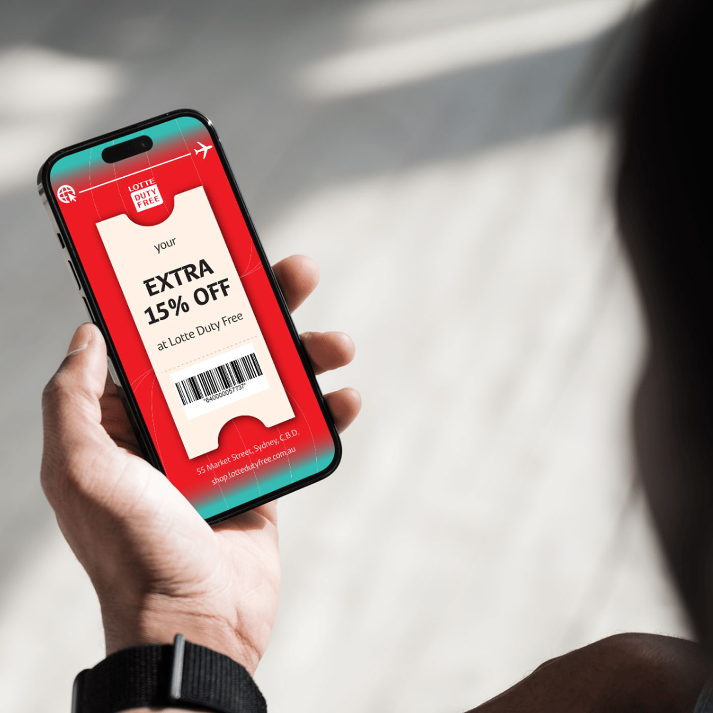 e23 visual motion ads visual marketing voucher mobile airport ahmed maria rome